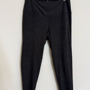 Lysse Black Faux Suede Leggings XL